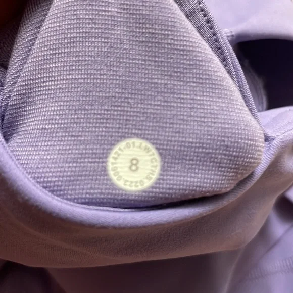 lululemon athletica High Waist Shorts in Lavender with Pockets - Picture 5 of 7